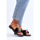 S. BARSKI Slippers With Decorative Beads S.Barski | Eponuda.ba