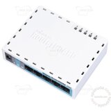 MikroTik RouterBoard 250GS Smart sa 5 x Gb 10/100/1000Mbps portova SwOS interno kučište i adapter ruter | ePonuda.com