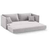 Cosmopolitan Design Svijetlo siva baršunasti sklopiva sofa 209 cm Shannon – | shoptok.hr