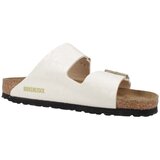 Birkenstock Sandali & Odprti čevlji Arizona Synthetic Leo Narrow - Eggshell Bež | Shoptok.si