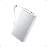 Anker Zolo Powerbank 20000 mAh, 22,5 W s ugrađenim USB-C kabelom Bijela Cene