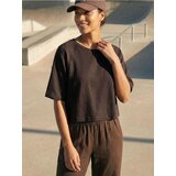 Sinsay Comfort bluza s kratkim rukavima s dodatkom viskoze | shoptok.hr