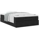  Otomanski krevet s madraca crni 120x190 cm baršunasti | Eponuda.com