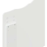  Uzglavlje s uzglavljem Sjajno bijelo 75 cm Konstruirano drvo | shoptok.hr