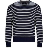 Tommy Hilfiger BRETON STRUCTURE CREW NECK Tamno plava | shoptok.hr