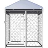 Zunanji pasji boks s streho 100x100x125 cm | Shoptok.si