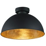  Okrugla stropna svjetiljka jimmy (60 w, Ø x v: 310 mm x 19 cm, crne boje, zlatne boje, E27) Cijene