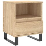 vidaXL Nočna omarica sonoma hrast 40x35x50 cm inženirski les, (20916219) | Shoptok.si