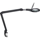 Maul led-svetilka s povečevalnim steklom makro, z mizno spojko, črne barve Cene