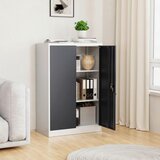 MID.YOU ARHIVSKA OMARA antracit, bela | Shoptok.si