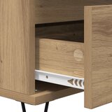  Kreveta Umjetnički hrast 40 x 35 x 70 cm Obrađeno drvo i čelik | shoptok.hr