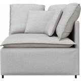  Modularni kutni kauč s jastucima, sivo-bijeli 100 cm | Shoptok.si