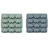 Liewood 2 dijelni set kalupa za led sonny hunter green/mustard | shoptok.hr