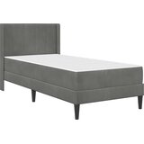  Okvir kreveta s madracem Tamno siva 90 x 190 cm Baršun | shoptok.hr