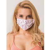 Fashion Hunters white protective mask with an imprint Cene