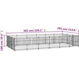  kavez za pse čelični 16,94 m² | Eponuda.com