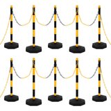  Set stupova s lancima 10 m plastični lanac | Eponuda.com