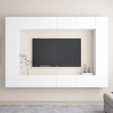  8-dijelni set TV ormarića bijeli od konstruiranog drva Cijene