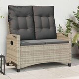  Vrtna klupa s jastukom 105 x 60 x 112 cm čelik | shoptok.hr