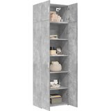 Ormarić za pohranu boja betona 70x42,5x225 cm konstruirano drvo | shoptok.hr