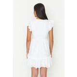 Trendyol White Brode Dress | shoptok.hr