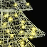 vidaXL Božično drevo med 160 LED Toplo bela 150 cm Akril | Shoptok.si