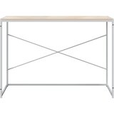  Stol za računalo bijeli i hrast 110x60x70 cm konstruirano drvo | shoptok.hr