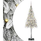  Božićno drvce s 150 LED svjetlima Bijelo 150 cm PE i čelik | shoptok.hr