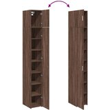 vidaXL Ozka omara za shranjevanje rjavi hrast 30x42,5x225 cm inž. les | Shoptok.si