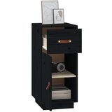  Komoda črna 34x40x75 cm trdna borovina, (20654326) | Shoptok.si