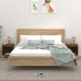  Noćni ormarići 2 kom boja dimljenog hrasta 40x35x50 cm | shoptok.hr