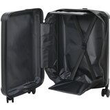 vidaXL sklopivi kovčeg čvrsta školjka 20'' crni 34x23x55.5 cm ABS | shoptok.hr