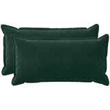  Presvlaka za jastuk 2 pcs HOUTEN Tamnozelena 40 x 80 cm Baršun | shoptok.hr