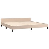  Okvir za krevet s uzglavljem bez madraca cappuccina 200x200 cm | Eponuda.com
