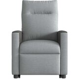  Naslonjač na podizanje od tkanine svjetlosivi | shoptok.hr