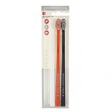 Swissdent Profi Gentle Trio zobna ščetka - ekstra mehka 3 kos 3 ks odtenek White, Black, Orange | Shoptok.si