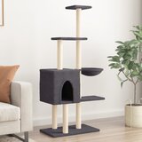  Penjalica za mačke sa stupovima za grebanje tamnosiva 145 cm | shoptok.hr