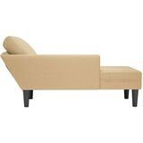  Chaise Lounge z blazino Svetlo zelena siva Corduroy tkanina | Shoptok.si