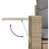 vidaXL 5-dijelni vrtni set sofa s jastucima bež od poliratana | shoptok.hr