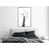  Poster - Black and White Giraffe 20x30 | shoptok.hr
