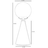 Opviq 8899-1 whiteblackwalnut table lamp | ePonuda.com