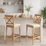  Barska stolica 2 pcs Prirodna i bež | shoptok.hr