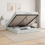  od pjene s madracem i LED-om Svjetlosiva 200 x 200 cm | shoptok.hr