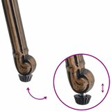  Vrtna stolica 2 pcs Bronzana 56 x 55 x 92.5cm Aluminij | shoptok.hr