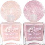 Nails Inc. 45 Second Speedy Gloss lak za nohte DUO paket odtenek Main Character Moment 2x14 ml | Shoptok.si