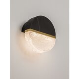 Nova Luce Črna kovinska LED zatemnitvena stenska svetilka Dorin – | Shoptok.si