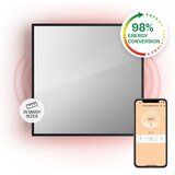 Klarstein La Palma 500 pametni grijač 2 u 1 infracrveni konvektor 60x60cm 500W ogledalo prednje | shoptok.hr