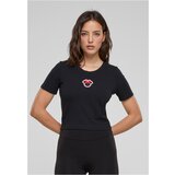 Merchcode Disney 100 Minnie Badge Women's T-Shirt Black | Shoptok.si