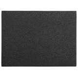 ZicZac crna prostirka s imitacijom kože Troja Rectangle, 33 x 45 cm Cijene