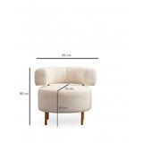 Atelier Del Sofa river round - white white wing chair | Eponuda.ba